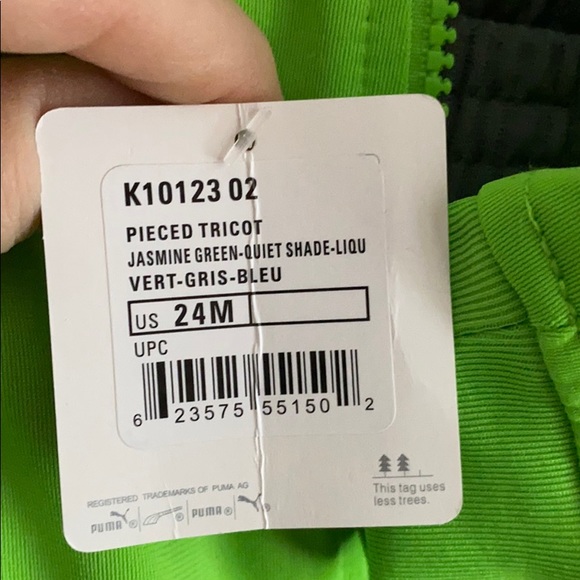 Puma track suite lime green and grey - Picture 3 of 3